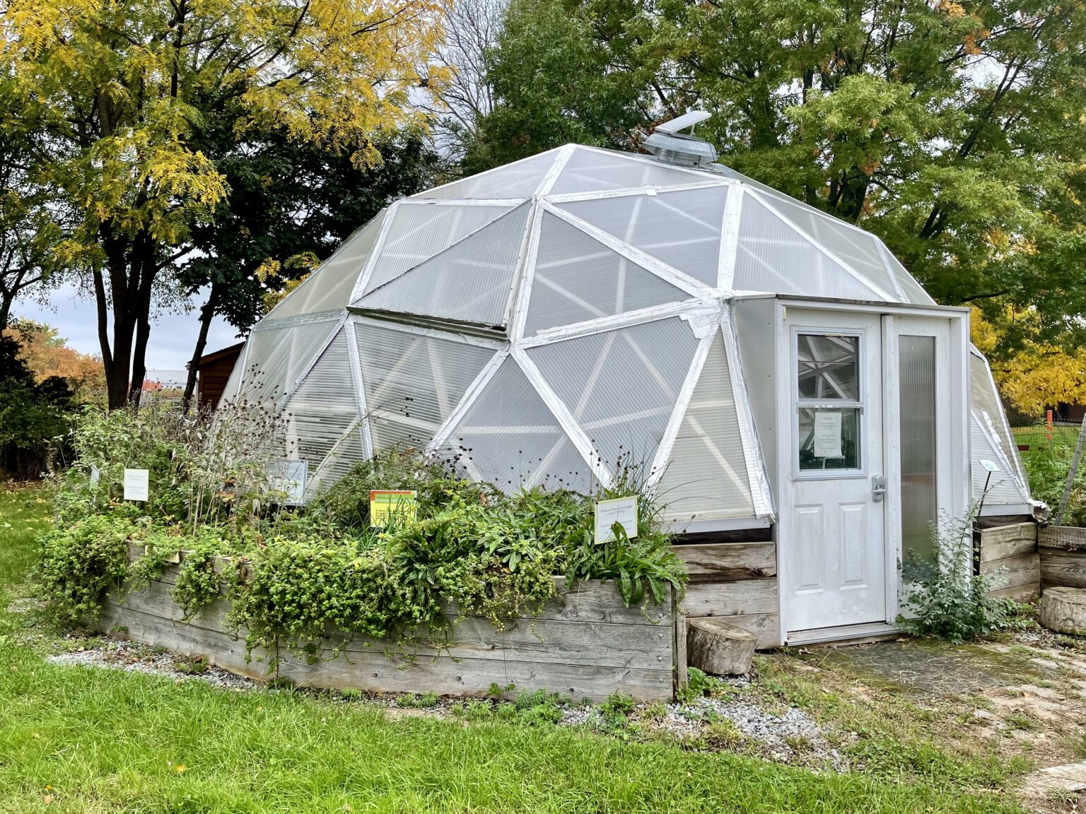 How To Cover A Geodesic Dome Greenhouse